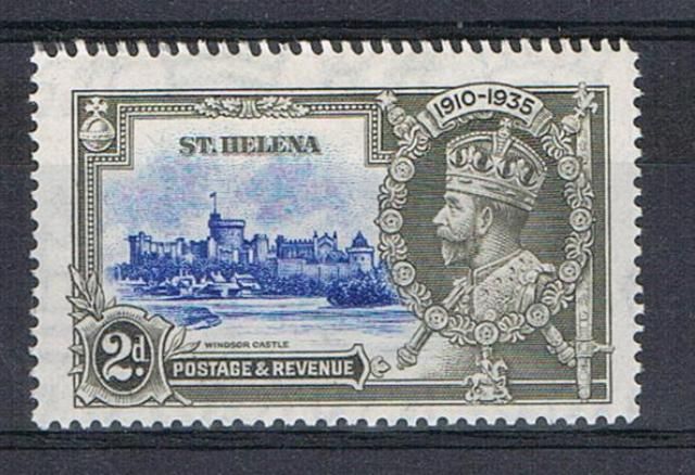 Image of St Helena SG 125f LMM British Commonwealth Stamp